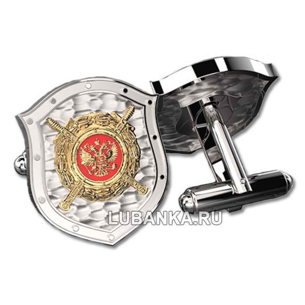 Запонки «МВД», серебро